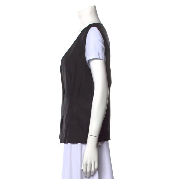 Silk Laundry Slouch Silk Vest - Picture 3 of 5